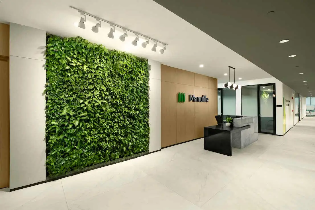 Manulife NEX Tower office green wall
